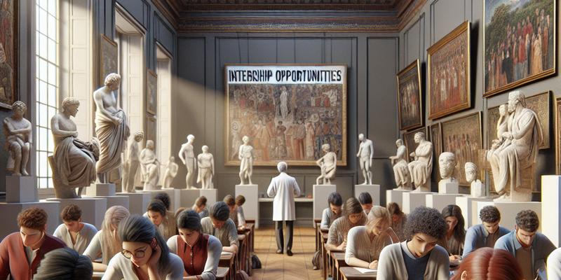 Licence HAA (Histoire de l'Art et Archéologie) : Opportunités de Stage